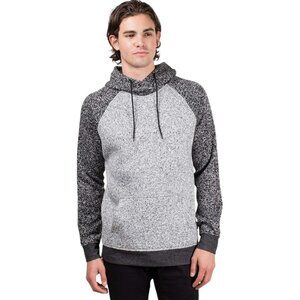 BROOKLYN SURF Men’s Small fleece hoodie pullover Sweatshirt color blocked knit